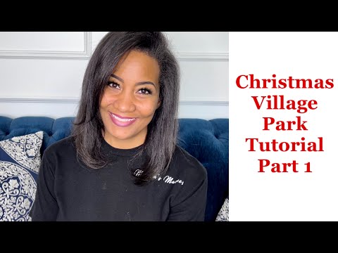 Christmas Village Park Tutorial Part 1