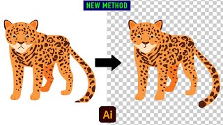 How To Remove A White Background with Adobe Illustrator 2024