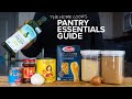 The Beginner&#39;s Guide to PANTRY ESSENTIALS + ORGANIZATION (w/ shopping list)