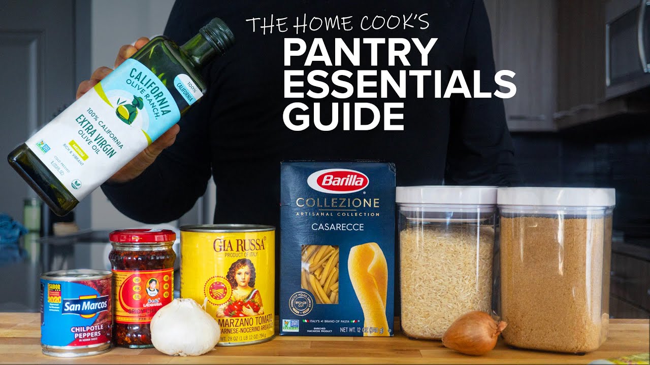 The Beginner's Guide to PANTRY ESSENTIALS + ORGANIZATION (w/ shopping