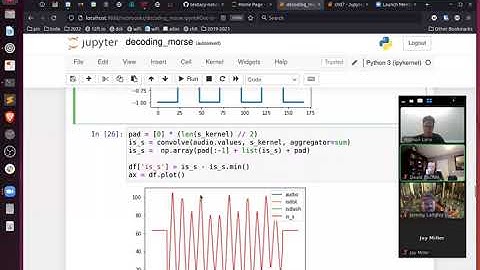 Hobson Lane - Decipher morse code audio with pure Python