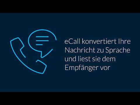 Text-to-Speech Nachrichten mit eCall versenden