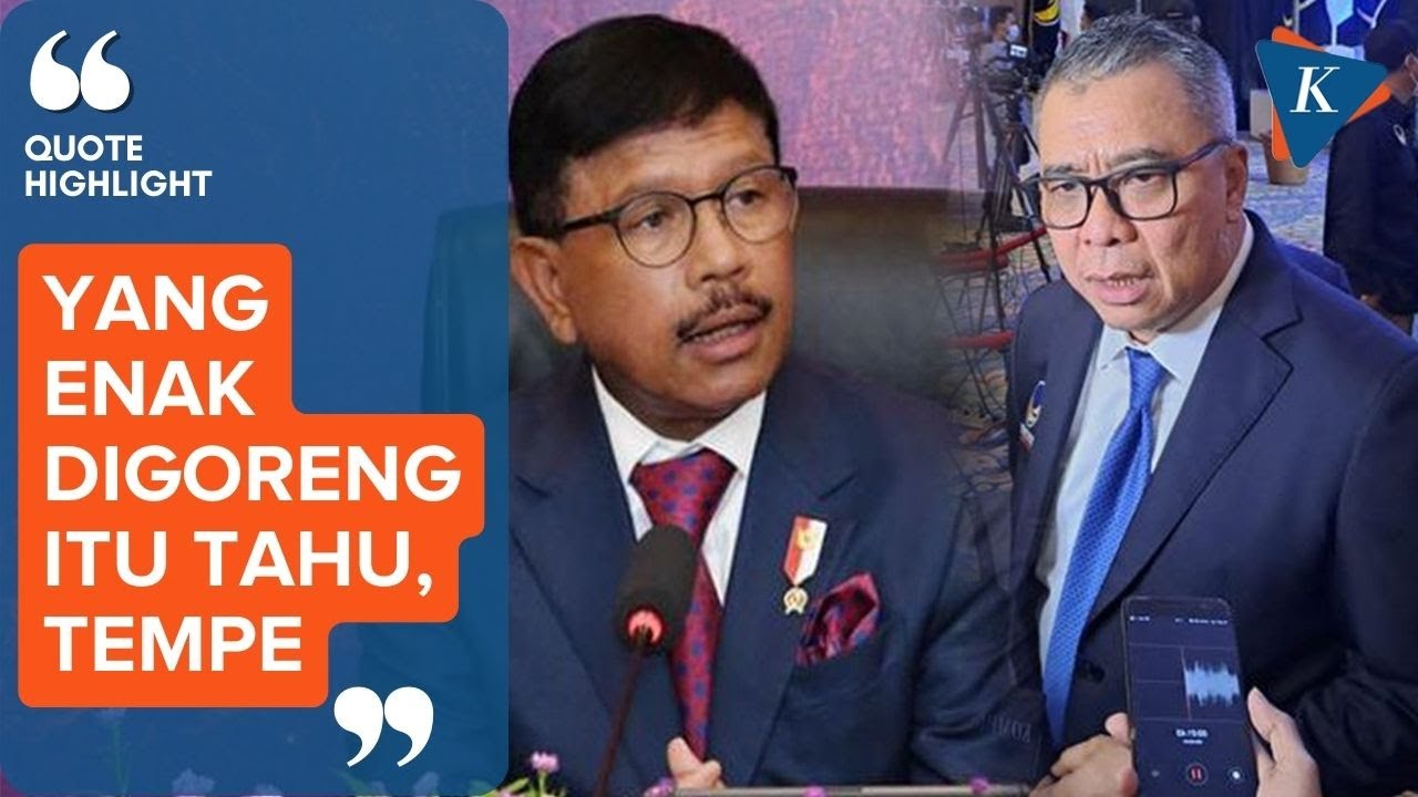 Nasdem Tepis Isu Johnny G Plate Mundur dari Kabinet