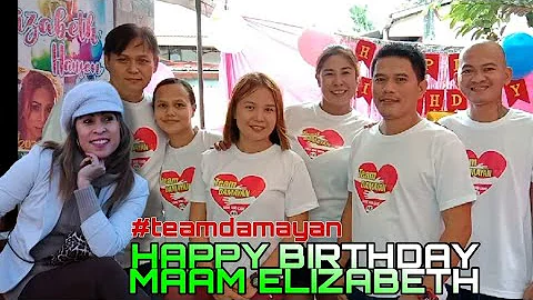 HAPPY BIRTHDAY MAAM ELIZABETH HANSEN #teamdamayan
