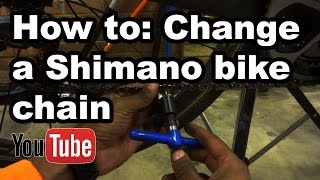 How to Change a Shimano bicycle chain