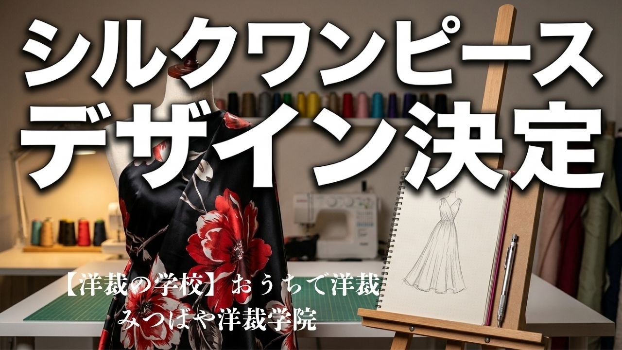 Sewing School] Sewing at Home 854: Silk Dress - Design Decision