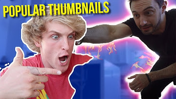 How to make Logan Paul Vlogger Thumbnails in Photoshop CC 2017 Tutorial