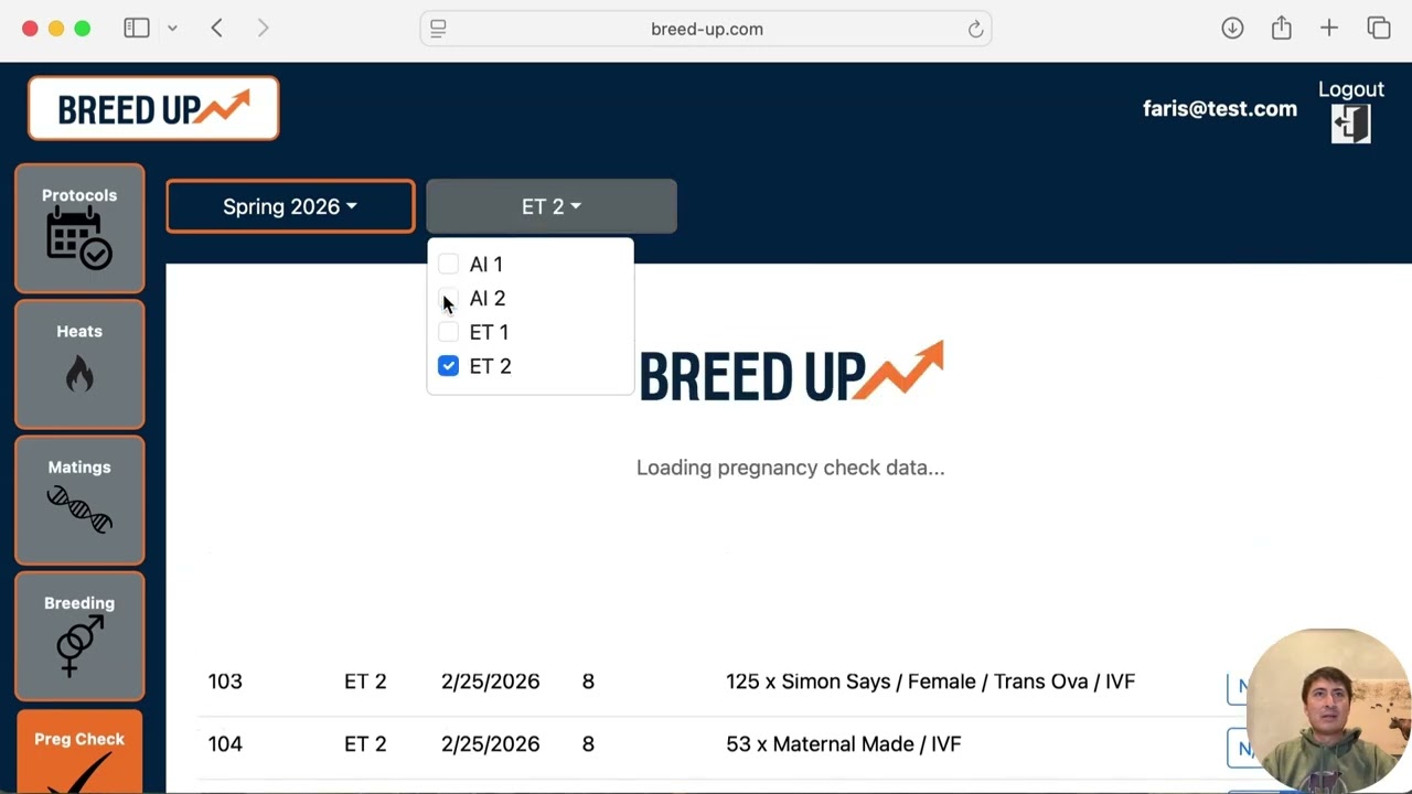 Breed Up Tutorial 09 - Preg Check & Reports