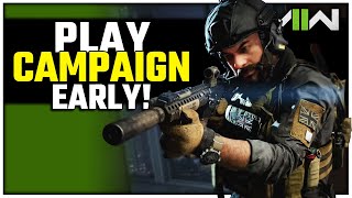 Play Modern Warfare II Early! (Campaign Early Access Details)