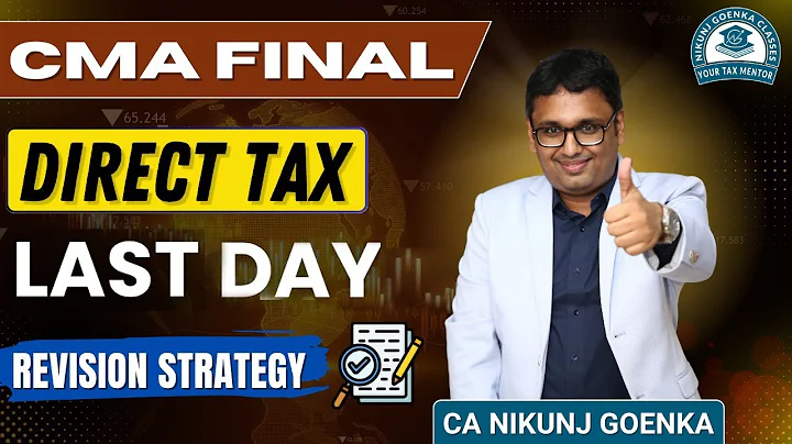 CMA FINAL DT | DEC 2025 | LAST DAY REVISION PLAN | CA NIKUNJ GOENKA