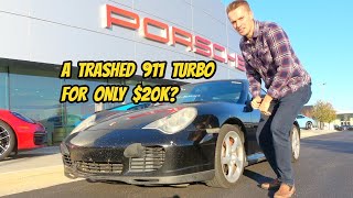 Последний ДЕШЁВЫЙ Porsche 911 Turbo был уничтожен своим сутенёром из Лас Вегаса. Купить?
