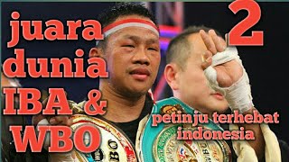 DAUD YORDAN juara dunia IBA dan WBO setelah mengalahkan MICHAEL MOKOENA