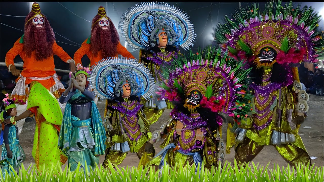 নতুন ড্রেস পোশাকে নতুন পালা। ওস্তাদ হরিপদ কুমার, Arsha। Haripada Kumar Chhau Nach।