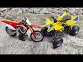 Dirt Bike Finger | Suzuki Quad Racer R450 ATV | Unboxing Diecast ATV | Honda CRF 450 R | Motocross