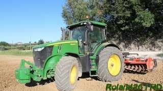 John Deere 7230R con Fresa Maschio 5 mt    _Full HD_