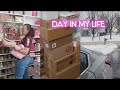 Day In My Life (cleaning, running errands, opening packages)