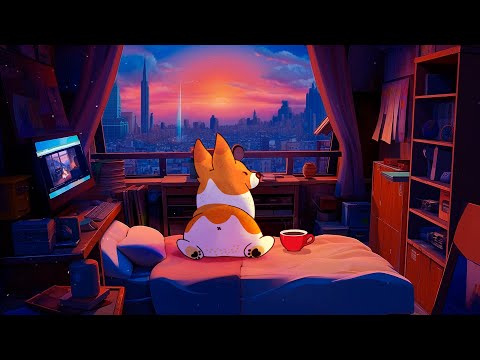 Beautiful Sunset 🌇 Stop Overthinking 🌇 Dreamy Lofi Songs To Make You Calm Down And Feel Peaceful