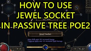 Path of Exile 2 How to Put Jewels in Passive Skill Tree. How to Use Jewel Socket in Skill Tree POE2