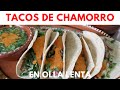 Tacos de Chamorro de res en olla lenta .- RecetasdeLuzMa