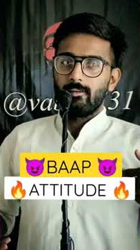 Gabby ATTITUDE Shayari short 😠 video Baap baap hota hai God Dhiraj  180