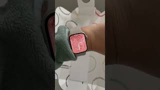 Apple WatchS8 gold liquid metal interaction #short #live