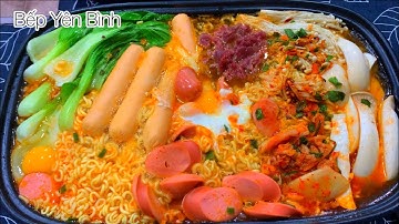 Mì cay nấu cách này đơn giản nhưng ngon lắm -  cách nấu mì cay ngon - mì cay hàn quốc - Bếp Yên Bình