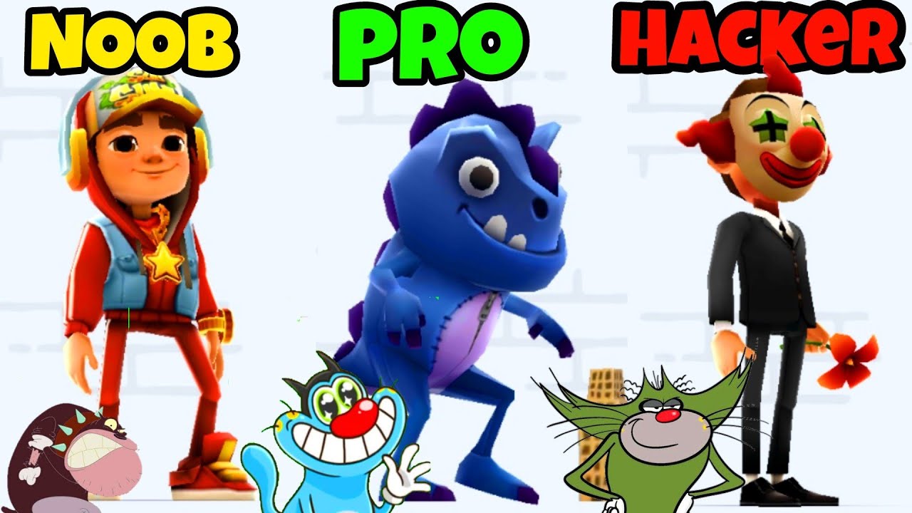 🤢 NOOB vs 😎 PRO vs 😈 HACKER - Subway Surfers