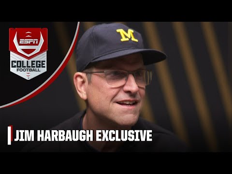 Exclusive Jim Harbaugh interview after Michigan's title win