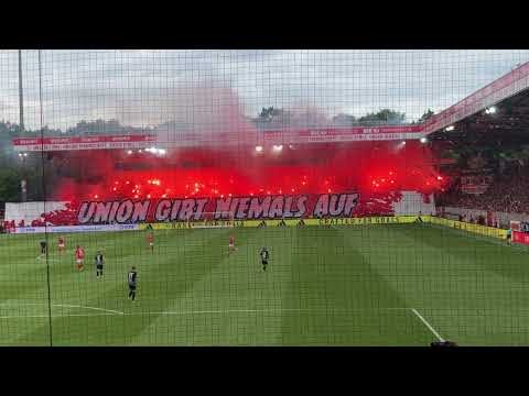 1.FC Union Berlin- SC Freiburg 2:1, Pyroshow