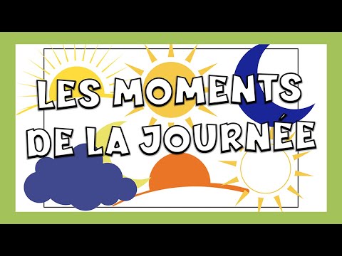 Los momentos del día 🌞🌜en francés | Vocabulario