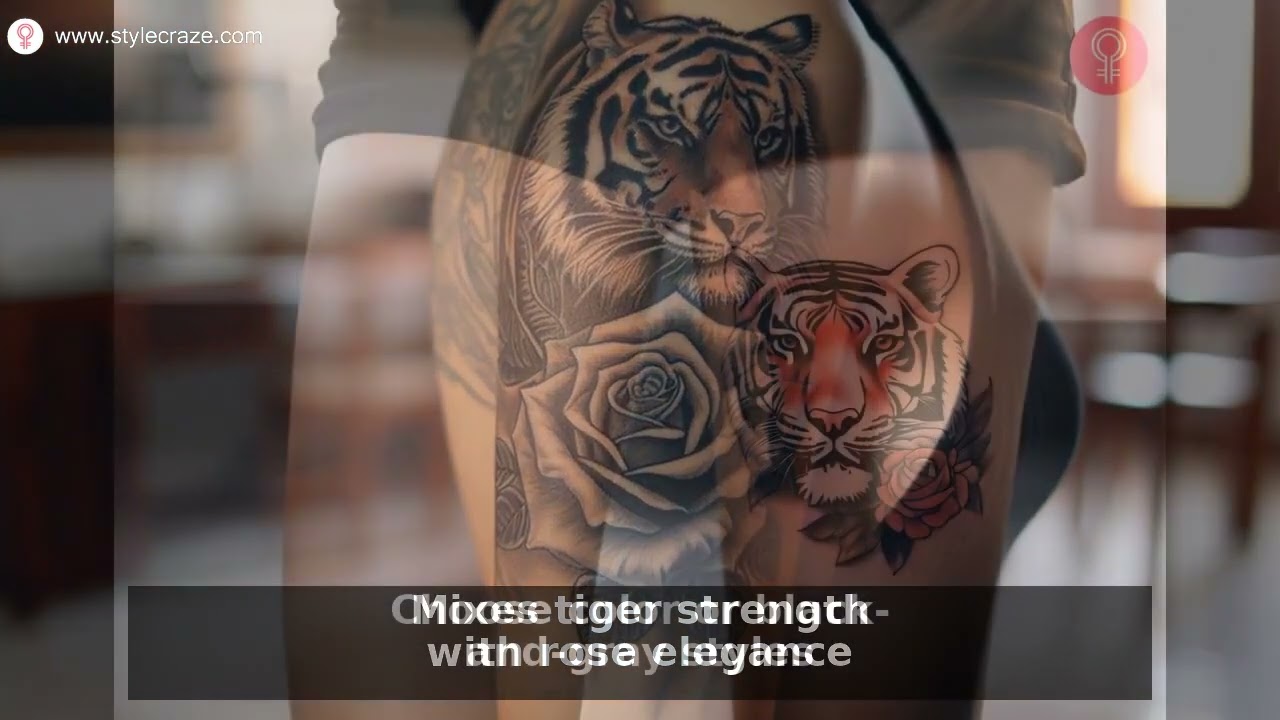 Tiger and Rose Tattoo Designs: 20 Inspiring Ideas