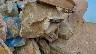 Massive Stone crushing machine in Action.Crushing Rocks Like Never Before.Powerful Crusher machine.