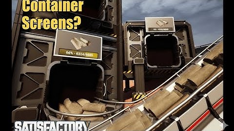 Satisfactory Mod - Container Screens