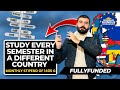 Study Every semester in a different Country of Europe | Erasmus Mundus Scholarship | Europe