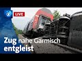 Mehrere Tote bei Zugunglück in Garmisch-Partenkirchen – Regionalzug entgleist – Zahlreiche Verletzte