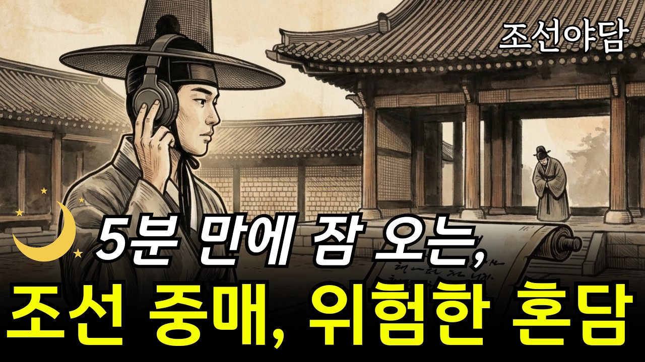 ✨5분 만에 잠드는, 빈칸 두 줄, 집안이 흔들린다 | 조선야담