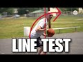 How to shoot a basketball  the line test balance drill