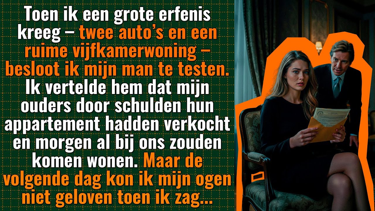 Na een grote erfenis besloot ik mijn man te testen, maar de volgende dag geloofde ik mijn ogen niet…