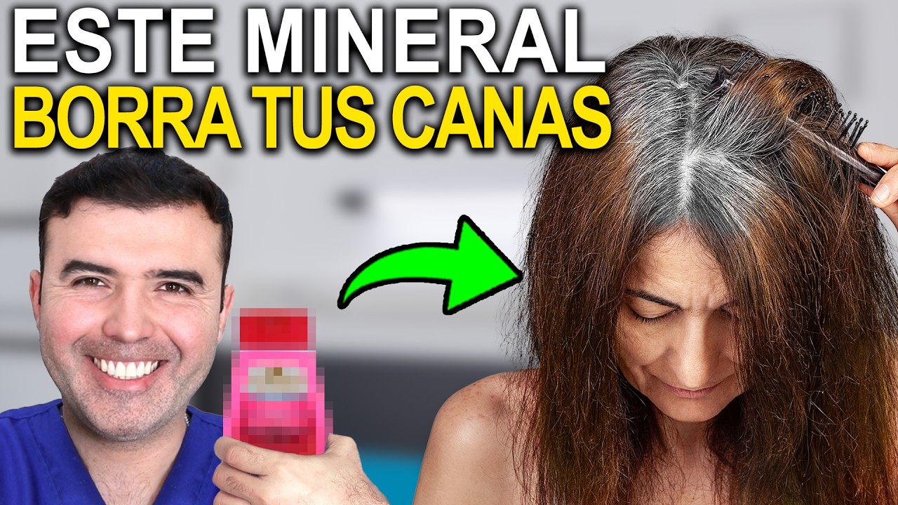 ESTE MINERAL QUE TE BORRA LAS CANAS y oscurece el cabello (incluso después de los 50)