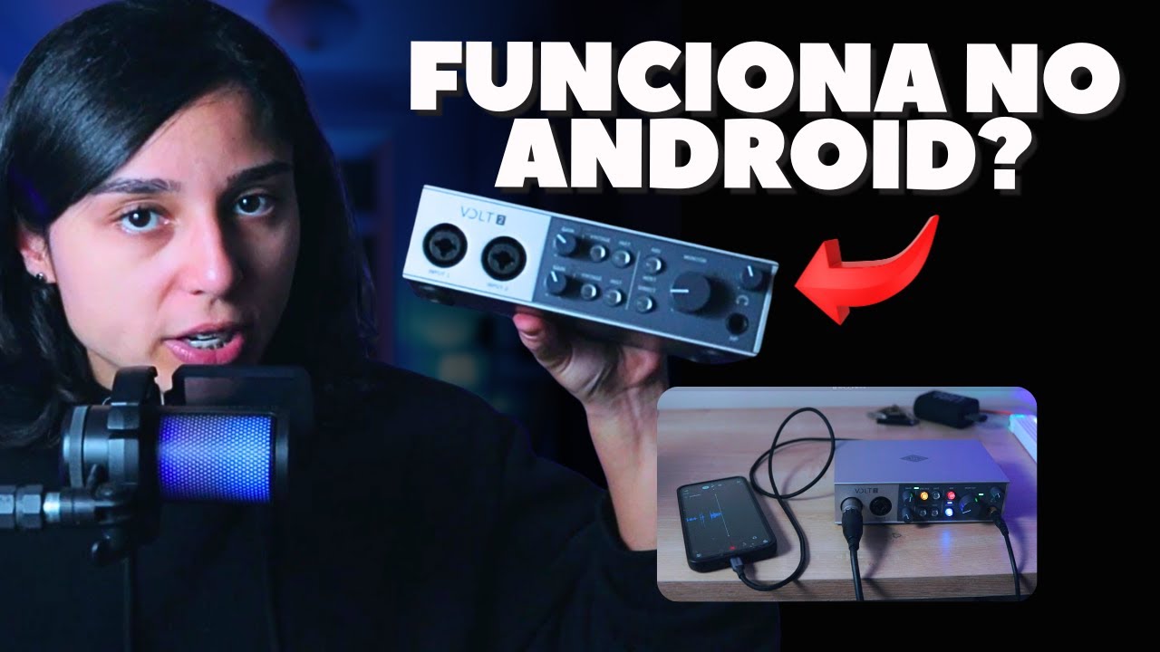 Será que a Interface de Áudio Volt 2 Universal Audio funciona no celular android? Teste