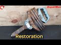 Antique Rusty Hand Rivet Restoration - 녹슨 핸드 리벳 심폐소생술급 복원 [RepairMan]