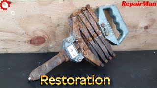 Antique Rusty Hand Rivet Restoration - 녹슨 핸드 리벳 심폐소생술급 복원 [RepairMan]