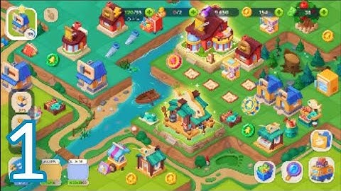 Merge Ville: Match Puzzle Game Gameplay Walkthrough Level 1-5 Part 1