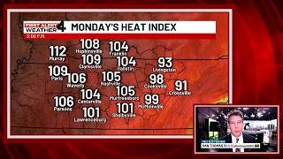 Extreme heat humidity kick off new week