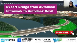 Export Bridge from Autodesk Infrawork to Autodesk Revit