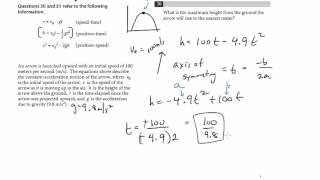 Episode 30: Physics - Maximum Height, New PSAT Math (Calculator)