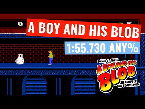 David Craneu0027s A Boy and His Blob: Trouble on Blobolonia | Any% speedrun (1m 55s 730ms)