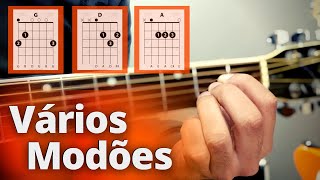 Aprenda a Tocar 8 Músicas de Sertanejo Modão No Violão Com Apenas 3 Acordes e 1 Batida (POT-POURRI) chords