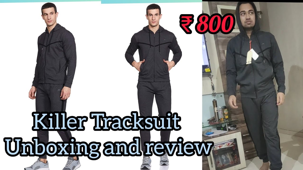 Killer Tracksuit Unboxing and Review| ₹800| Amazon 