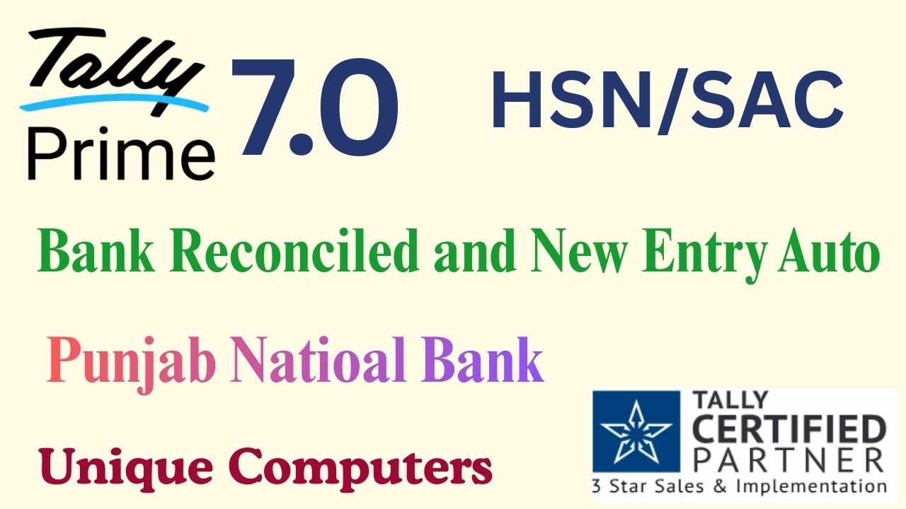 Bank Reconciled with Tally